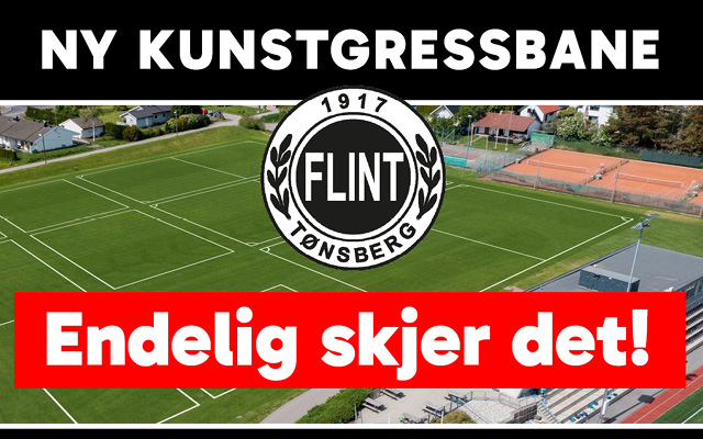 Ny kunstgressbane – endelig skjer det!